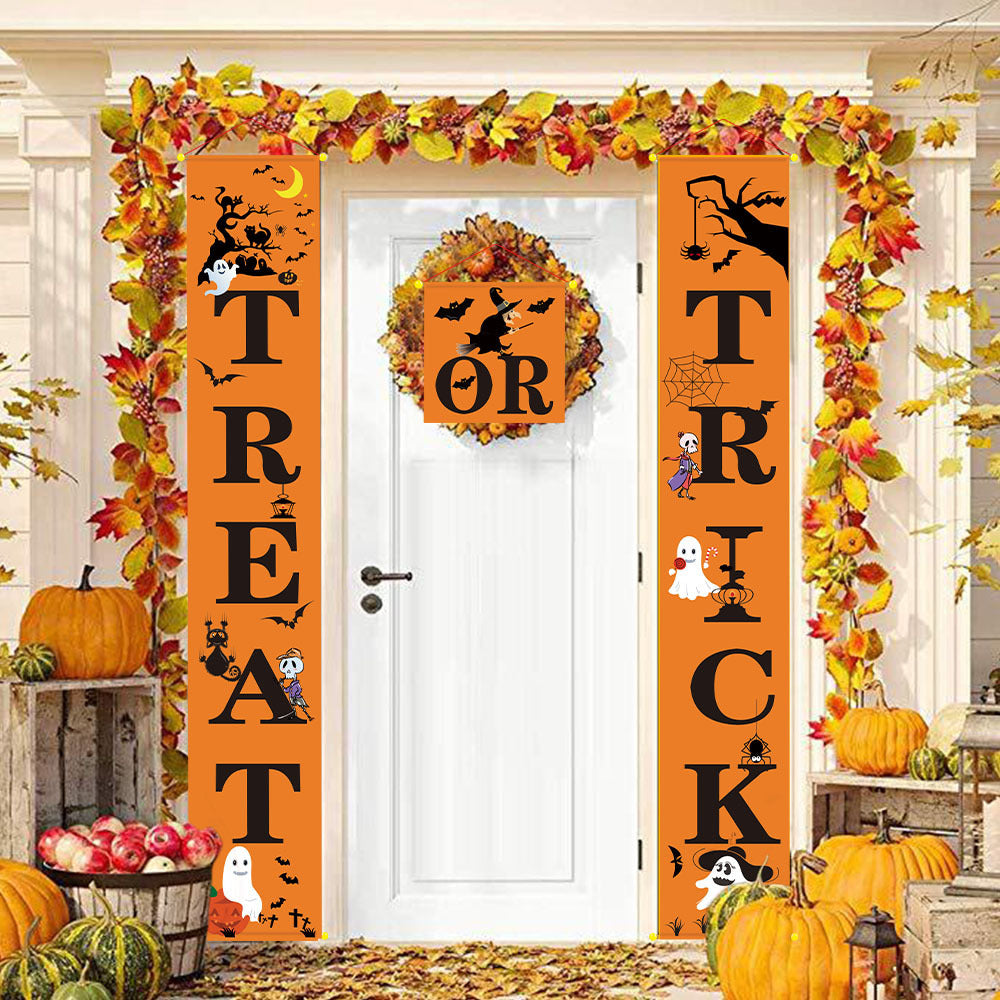 Halloween decoration outdoor banner Halloween couplets