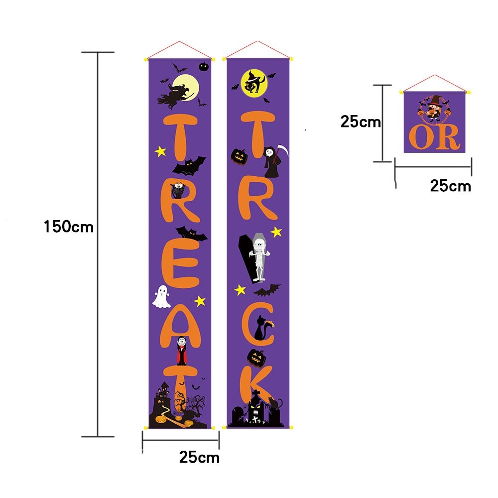 Halloween decoration outdoor banner Halloween couplets